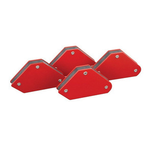 Ensemble de 4 supports de soudage triangulaires miniatures de 9 lb, positionneur, fixateur, localisateur sans interrupteur, outil magnétique à angle fixe de 9 lb - Product Image 3