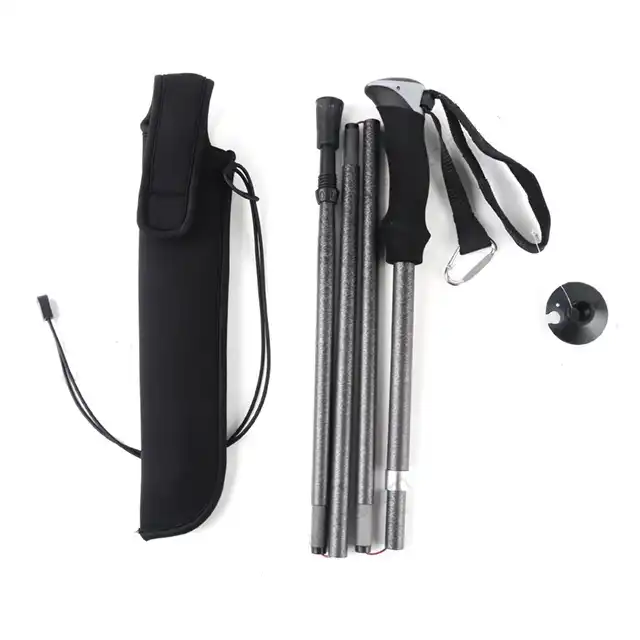 foldable carbon fly fishing wading staff