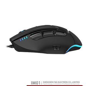 <span class=keywords><strong>Usb</strong></span> quang học Chuột chơi game với RGB lập trình DPI lên đến 12000 có thể điều chỉnh trọng lượng tay phải định hướng OEM có dây chuột máy tính - Product Image 4