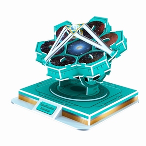 <span class=keywords><strong>Puzzle</strong></span> <span class=keywords><strong>3D</strong></span> en papier DIY-Assemblez le modèle de télescope <span class=keywords><strong>géant</strong></span> Magellan, 31 pièces - Product Image 1
