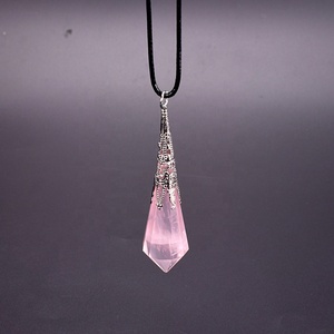 Colar de pingente reiki, atacado, pedra preciosa, quartzo, cura, cristal, charka, pingente de cavalha - Product Image 2