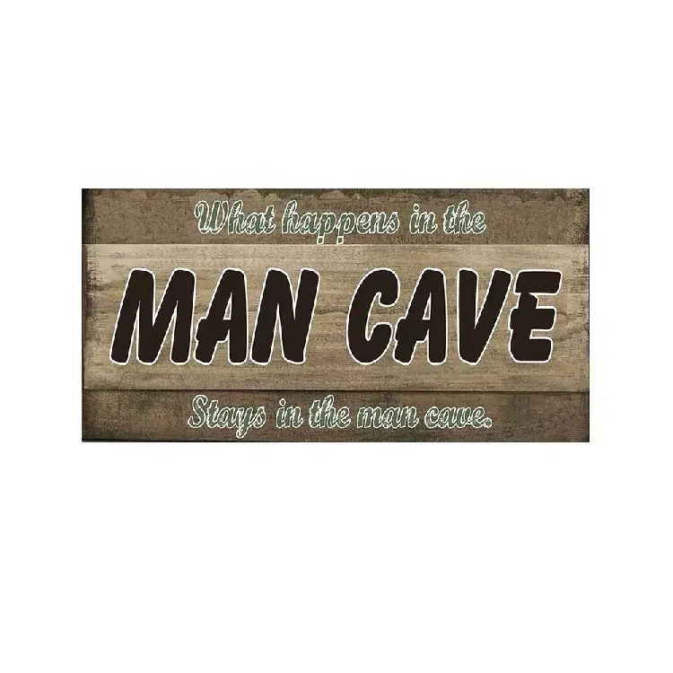 Hot Sale American Home Decor Custom Man Cave 3d Metal Address Signs
