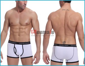 Small MOQ for Custom Logo Organic Cotton <strong>Men</strong> Underwear Boxer Shorts Sports <strong>Men</strong> Underwear <strong>Sexy</strong> Gay Bulge Pouch <strong>Underpants</strong>