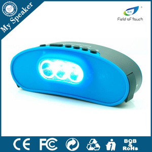 Nouveaux produits 2015 à la d' <span class=keywords><strong>un</strong></span> distributeur wreless bluetooth étanche haut - parleur LED 6 <span class=keywords><strong>W</strong></span> vélo dent bleue haut - parleur - Product Image 2