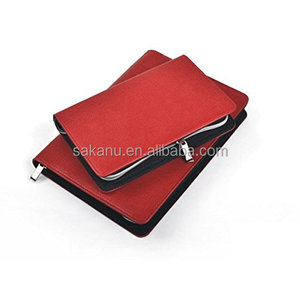 Các Loại Màu <span class=keywords><strong>A5</strong></span> Da PU Chương Trình Nghị Sự Tổ Chức <span class=keywords><strong>Zipper</strong></span> Binder Danh Mục Đầu Tư Có Khóa Kéo - Product Image 2