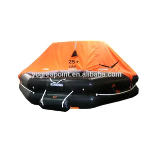 SOLAS Approved Octagon Throwing Inflatable Life Raft with 25 Person