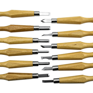 Su misura Logo 3pc,5pc,6pc,10pc 12pc Strumenti di Intaglio del <span class=keywords><strong>Legno</strong></span> Set di <span class=keywords><strong>Coltelli</strong></span> - Product Image 4