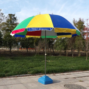 Parapluie de plage grand format, pliable, couleur <span class=keywords><strong>arc</strong></span>-<span class=keywords><strong>en</strong></span>-<span class=keywords><strong>ciel</strong></span>, pour l'extérieur - Product Image 3