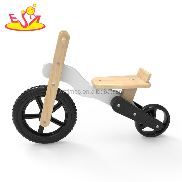Wholesale new fashion kids wooden cartoon balance bike for hottest sale W16C190