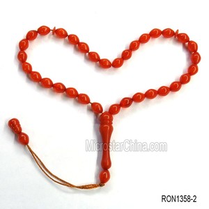 2015 China , Hot <span class=keywords><strong>venta</strong></span> alta calidad 33 unids color rojo musulmán <span class=keywords><strong>rosario</strong></span> - Product Image 1
