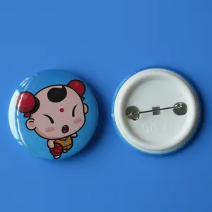 China Wholesale 37ミリメートルMetal Material Custom High Quality Round Pin Button Badge