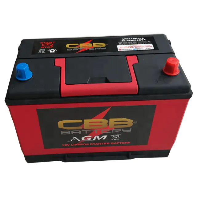 Литий-ионный автомобильный аккумулятор LFP115D31L 12 В 50 Ач с длительным сроком службы 10 лет