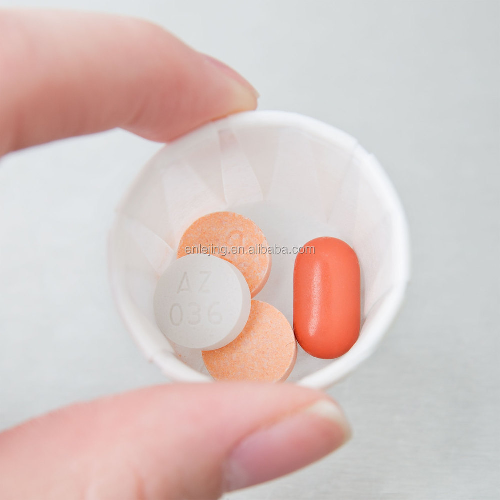 Factory direct sales of Disposable Embossing Paper Medicine Pot 5000/case