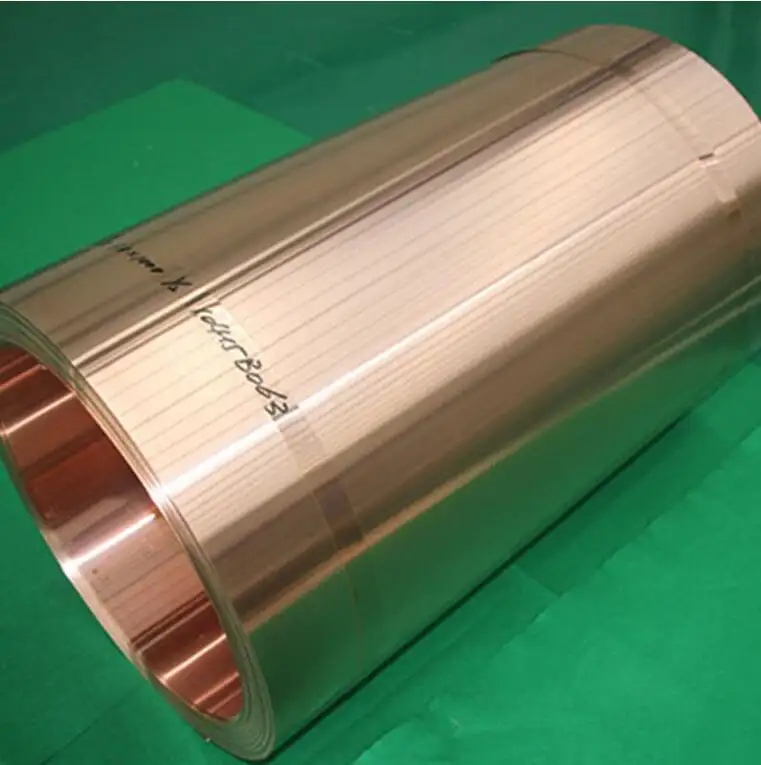 high conductive rolled transformer copper strip 0.3mm thick 1200mm width