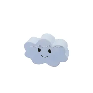 Promotion Custom Logo Anti stress Ball Wolken Form Stress Ball Druck Spielzeug Pu Schaum Wolken Anti Stress Ball