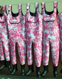 <span class=keywords><strong>Rose</strong></span> Camo Néoprène Échassier de pêche pour dames - Product Image 4