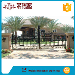 Diseños de la puerta para villa casa puerta de Hierro forjado de acero principal/main diseños de puertas de acero - Product Image 2