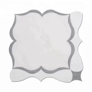 Современная мраморная мозаичная плитка для ванной