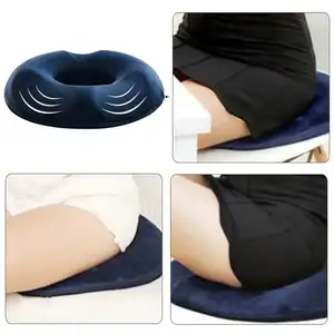 Ortopedik Donut koltuk minderi yastık bellek köpük hafifletir Tailbone basıncı, Donut yastık firma koltuk minderi