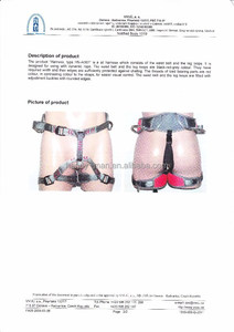 HN-AD02 CE EN12277 ชุดสายรัดเอวไนลอนสำหรับปีนเขาและปีนหน้าผา - Product Image 5