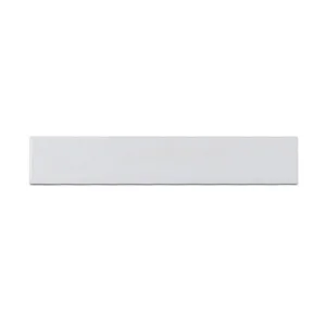 400x80 White Modern Simple Glazed Ceramic Skirting Tile