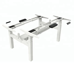 Elettrico back to back 2 sedili motorizzato ufficio regolabile in altezza sedersi a supporto da tavolo - Product Image 2