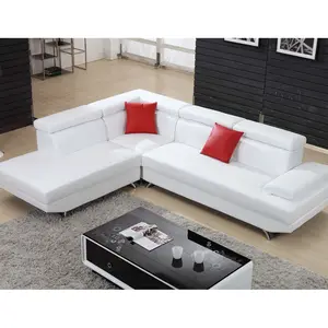 Beautiful girl house sofa pure white with sexy red sofa cushion luxury sofa