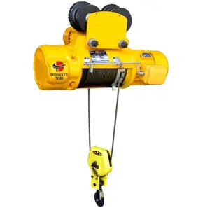 Material Pulling Building Motor Lifting Construction Crane Wire Rope Electric Chain Hoist for Car Mining 3ton 12M