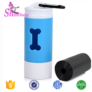 프리미엄 대량 사용자 정의 LED 손전등 PP 개 모양의 똥 가방 디스펜서 카라비너 - Product Image 6
