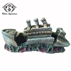 Adorno Decorativo para Pecera, Modelo de Naufragio del Titanic - Product Image 1