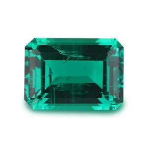 Amazon Style Wholesale Synthetic Colombian Hydrothermal Emerald Natural Stones For Fine Jewelry