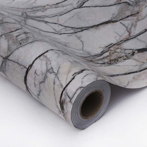 Couverture <span class=keywords><strong>vinyle</strong></span> adhésive <span class=keywords><strong>de</strong></span> cuisine en marbre noir, nouvelle enveloppe auto-adhésive <span class=keywords><strong>de</strong></span> <span class=keywords><strong>travail</strong></span>, 5 pièces - Product Image 3