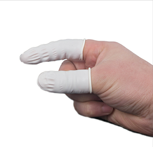 Disposable ซิลิโคน Anti - static Stall Finger Cot Sterile ป้องกัน - Product Image 1