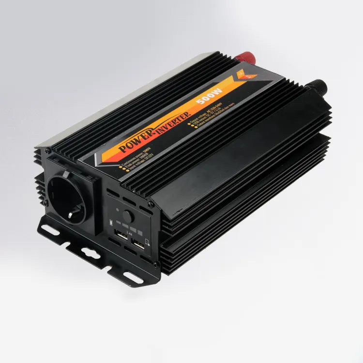 Made in china New Mini modified sine wave Car Power Inverter DC 12V to AC 220V High efficiency solar inverter 600 w home