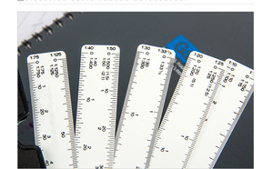 Regla de escala para ingeniero, plegable, promocional, 5 piezas - Product Image 2