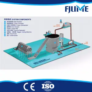 Fijne ontwerp m. c. papier pulper systeem machine