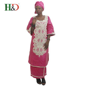 H & D Usine Prix Tradition Modèles New African Robes Dentelle <span class=keywords><strong>Robe</strong></span> Vêtements Africains Bazin Riche <span class=keywords><strong>Getzner</strong></span> - Product Image 2