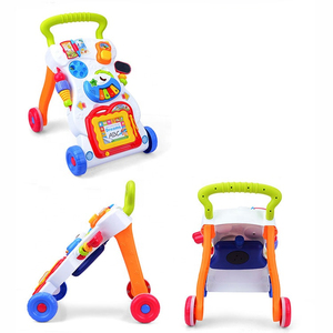 Jouets BO, trotteur d'apprentissage avec musique et lumière, poussette d'activité, trotteur pour bébé avec volant de voiture pour bébé - Product Image 3