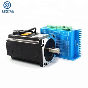 Nema 34เซอร์โวมอเตอร์<span class=keywords><strong>86HB250</strong></span>-118B + HB860H มอเตอร์ขั้นตอนปิดวง8.5N .M และไดร์เวอร์