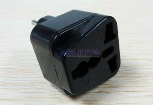 2 trong 1 loại L AC cắm 3pin Italy Ổ cắm điện cắm với vật liệu đồng - Product Image 3