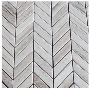 Mosaïque de marbre <span class=keywords><strong>Chevron</strong></span> moderne 12x12, gris cristal bois, pour murs et sols intérieurs, salle de bain, hôtel, <span class=keywords><strong>parquet</strong></span>, design graphique - Product Image 4