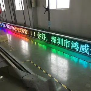 LED text programmable led moving message sign board outdoor P10 led scrolling message board