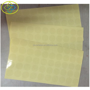 Etiquetas adhesivas redondas transparentes de PVC de vinilo transparente al por mayor para el tamaño 15mm/20mm/25mm/30mm/35mm/40mm/50mm - Product Image 3