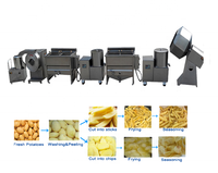 Entièrement automatique de Pommes de Terre Frites Ligne de Production/Frites Françaises Faisant La Machine/Frites Surgelées usine de Transformation