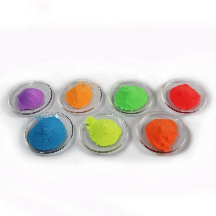 濃い無毒の蛍光粉末で色を変える顔料パープルグロー顔料のベストセラー