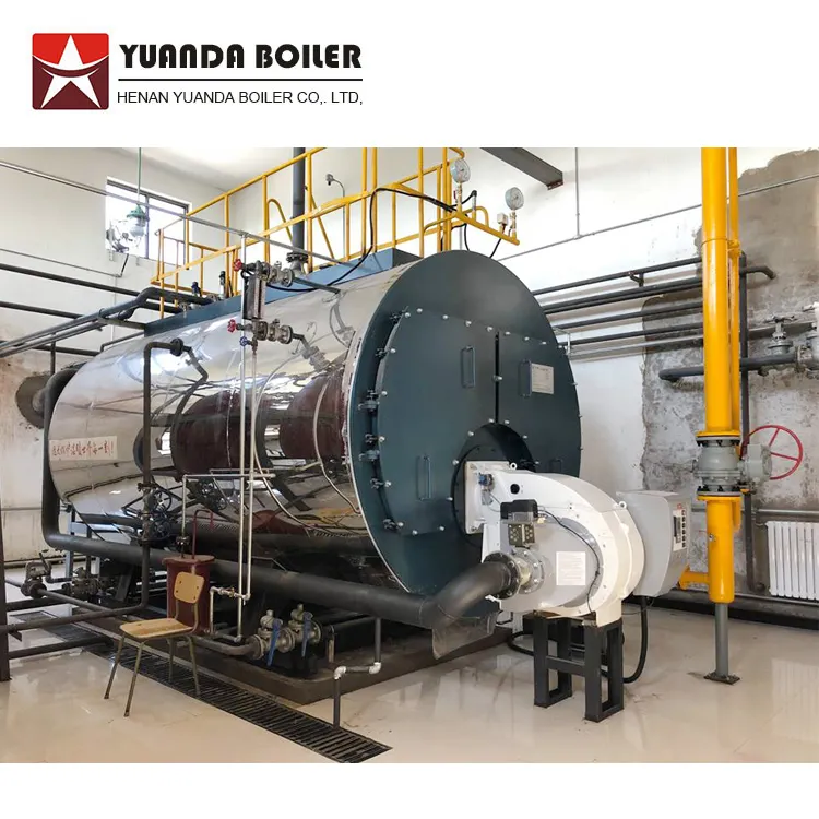 Yuanda WNS horizontal fire tube steam boiler same with fulton steam boiler