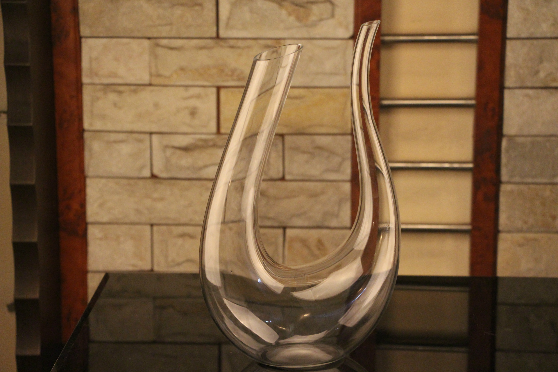 Wholesale 1500ml U Shape Wine Decanter Luxurious Crystal Red Wine Champagne Glasses Decanter