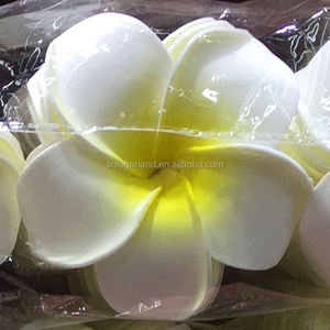 Mousse Artificielle Plumeria <span class=keywords><strong>Rubra</strong></span> Têtes De Fleurs De Frangipanier Fleurs De Décoration De Mariage - Product Image 2