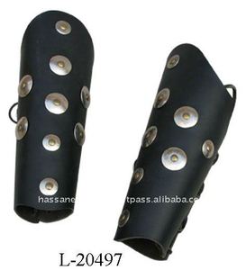 Studded Leather Medieval Arm Guard ARMOR - Product Image 1