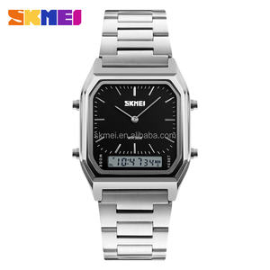 <span class=keywords><strong>Skmei</strong></span> — montre à quartz japonais pour hommes, <span class=keywords><strong>1220</strong></span>, movt, arrière en acier inoxydable, top - Product Image 3